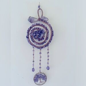 Tree of Life Natural Amethyst Charm - Universal Love ❤️